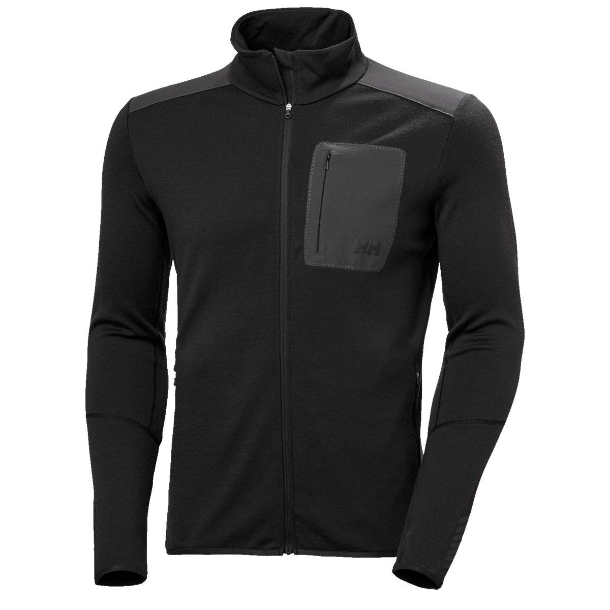 Helly Hansen Lifa Merino Midlayer Jacket Men's in Black
